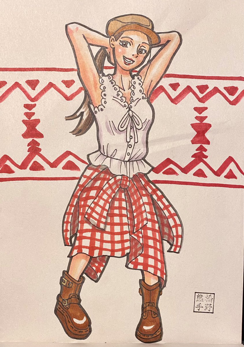 橋野 熊手 似顔絵 漫画 tweet media