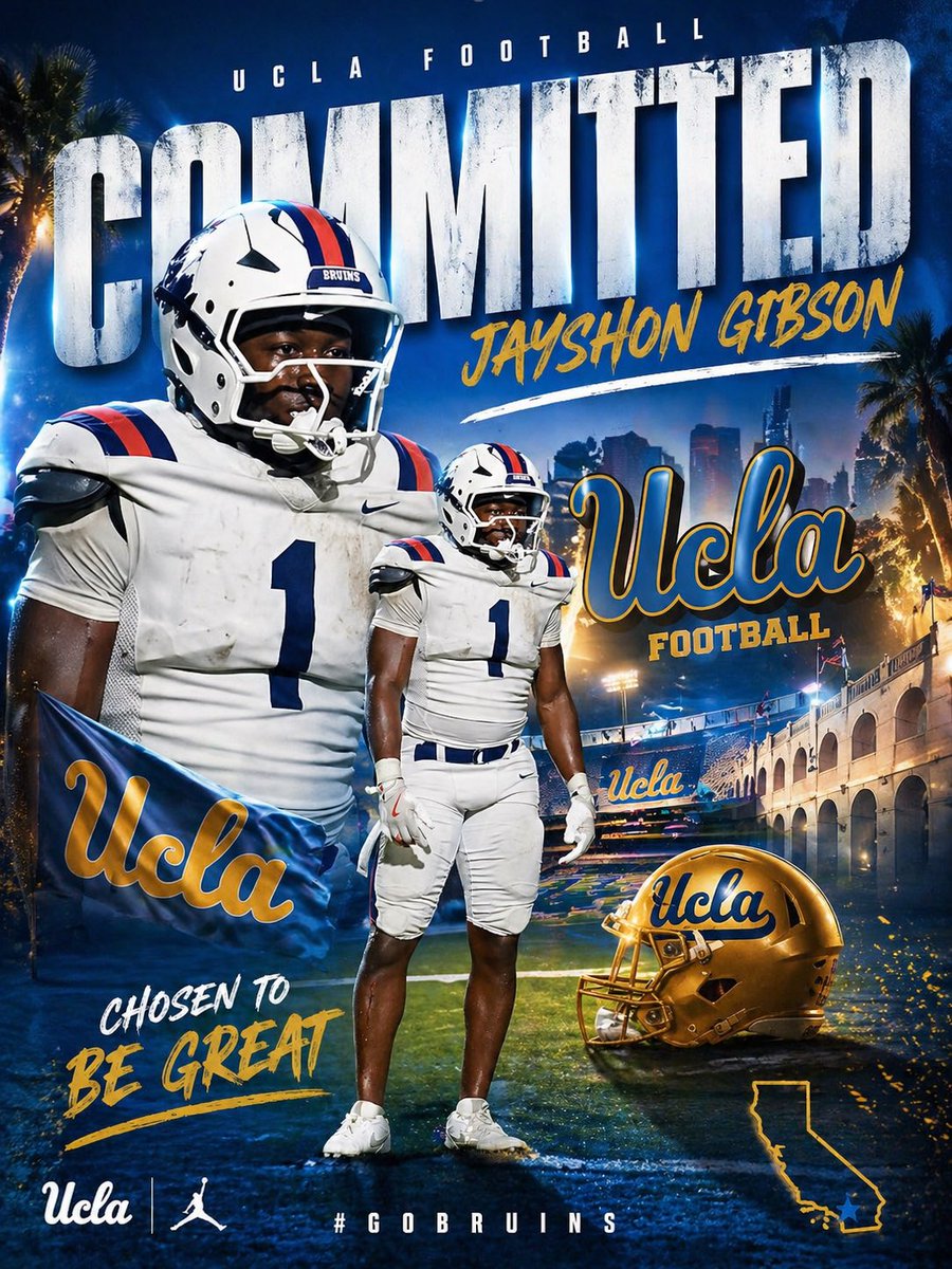 iam_alinedouard's tweet image. Four star RB Jayshon Gibson has committed to UCLA @JayshonGibson3 @PrepRedzoneTX 
@UCLAFootball #UCLA #Bruins