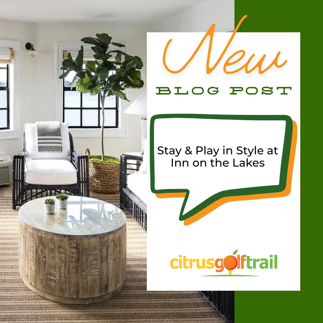 citrusgolftrail's tweet image. New on the blog! Stay &amp;amp; play in style at Inn on the Lakes. From comfortable accommodations to scenic views, it’s the perfect home base for your Citrus Golf Trail trip.
Read now: ow.ly/8Xme50YOJ1k

#visitsebring #citrusgolftrail #blogpost #innonthelakes