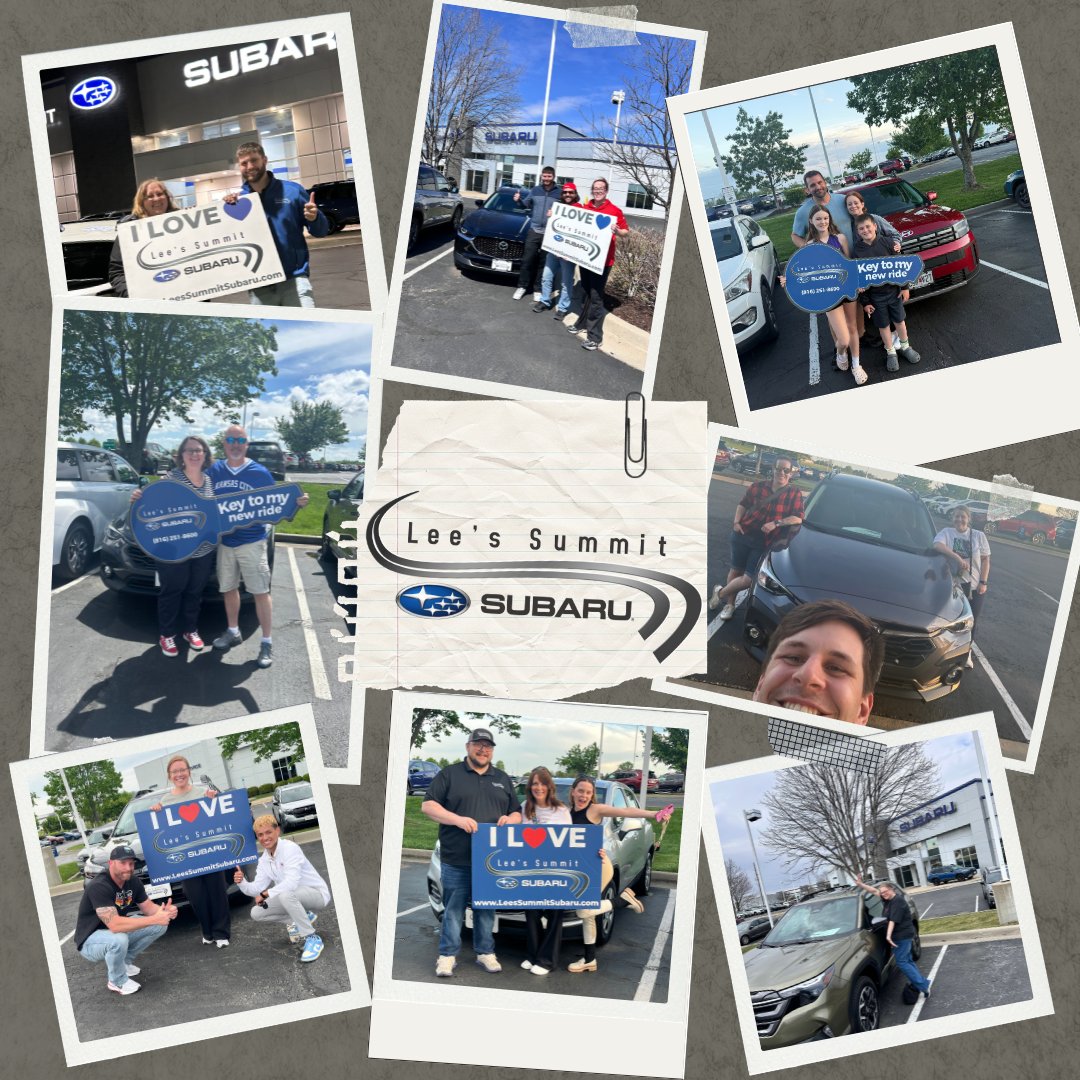 LSSubaru's tweet photo. We are pleased to welcome our newest customers to Lee’s Summit Subaru. Thank you for choosing our dealership, we sincerely appreciate your business and the trust you’ve placed in our team. We look forward to continuing to serve you.💙🚗

#BalderstonAutoGroup #LSSubaru #ThankYou https://t.co/5jQAbcUdEE
