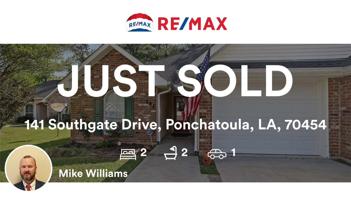 mwil82's tweet photo. 🛌 2 🛀 2 🚘 1
📍 141 Southgate Drive, Ponchatoula, LA, 70454

My latest sale on RateMyAgent.
Sales Agent 995696855

...
#ratemyagent #realestate https://t.co/RfD70rhyfT