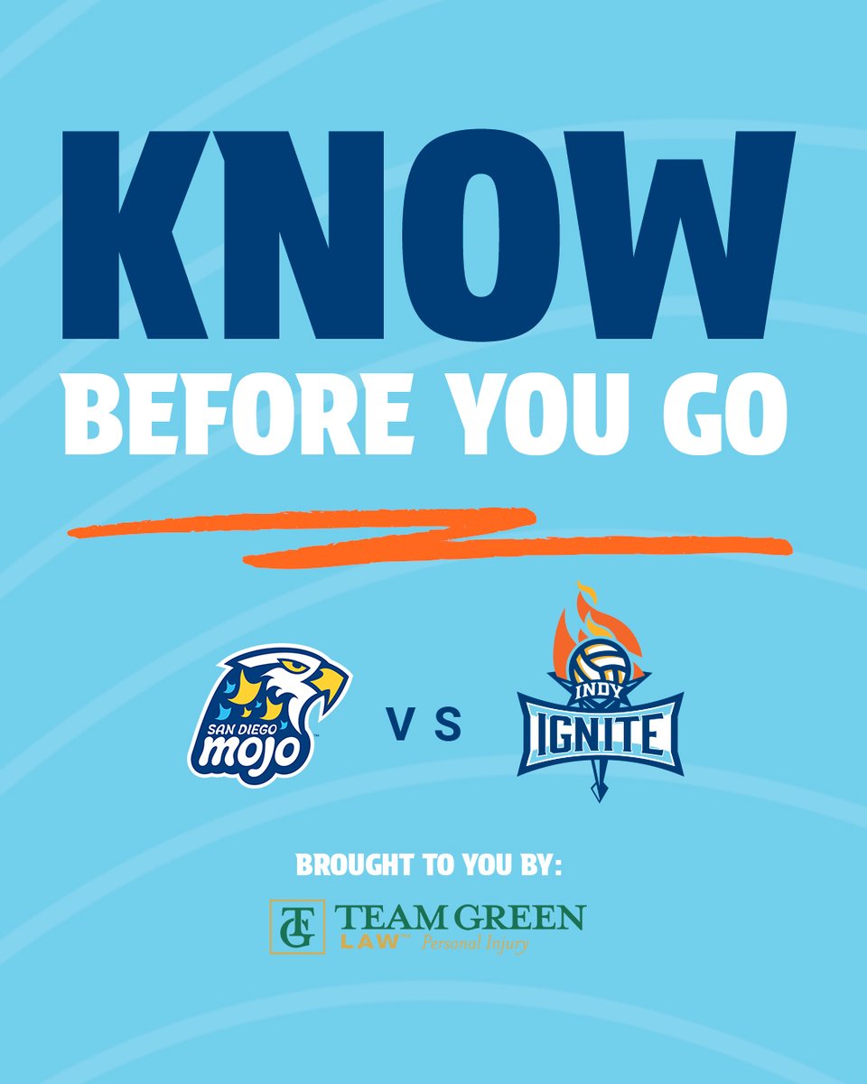 IndyIgniteVB's tweet photo. Know before you go to the last home game of the season 🧐

Brought to you by @CountOnGreen https://t.co/mm7YUQ2Y4p