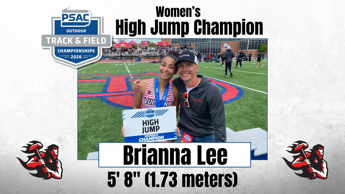 PSACTF's tweet photo. The 2026 @PSACsports Women's High Jump Champion is Brianna Lee of @calvulcans! https://t.co/IxrLi4HLuH