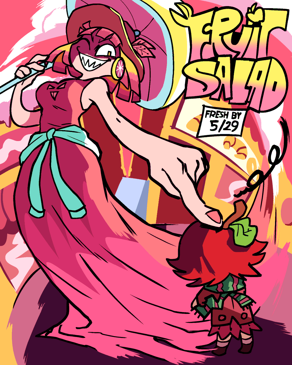 Josh_S2604's tweet photo. 27 Days until the Fruit Salad Pilot Comic 🍎
Artwork done by @shenanigansen https://t.co/pMrOKDqIrK