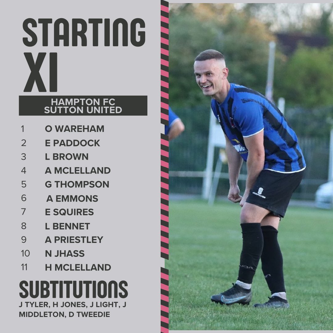 Hampton_1996's tweet photo. Our final league game of the season ends with a win.

Great effort today from the lads after a few hectic weeks.

We can now have a break and look forward to our final 🤍❤️ https://t.co/11Nc6yMPwM