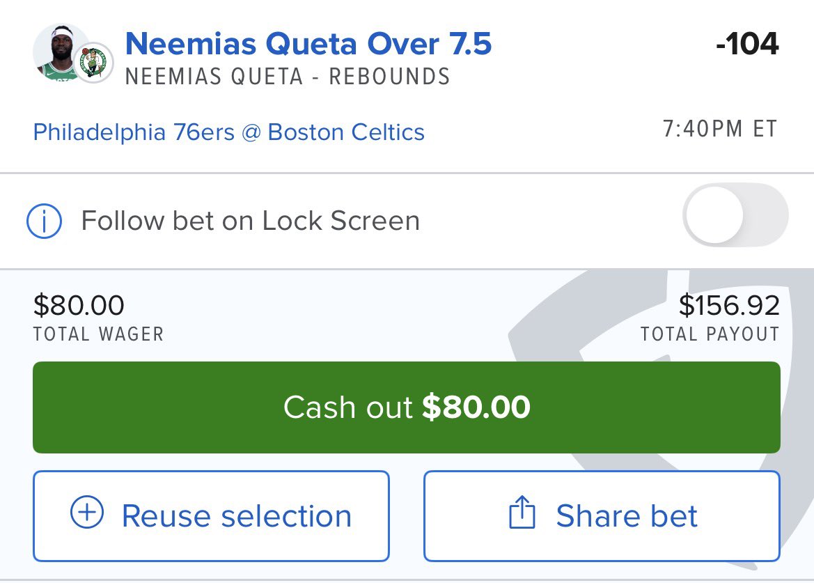 LockItLive's tweet image. 🚨GO BET THESE IMMEDIATELY🚨

Only one #NBA game tonight, but it should be a great one‼️

No better way to watch the #Sixers and #Celtics rivalry than a game seven showdown🔥

Let's take advantage and print some cash 💸

#Fanduel #Draftkings  #ESPNBet #nbabets #parlay #nbaparlays