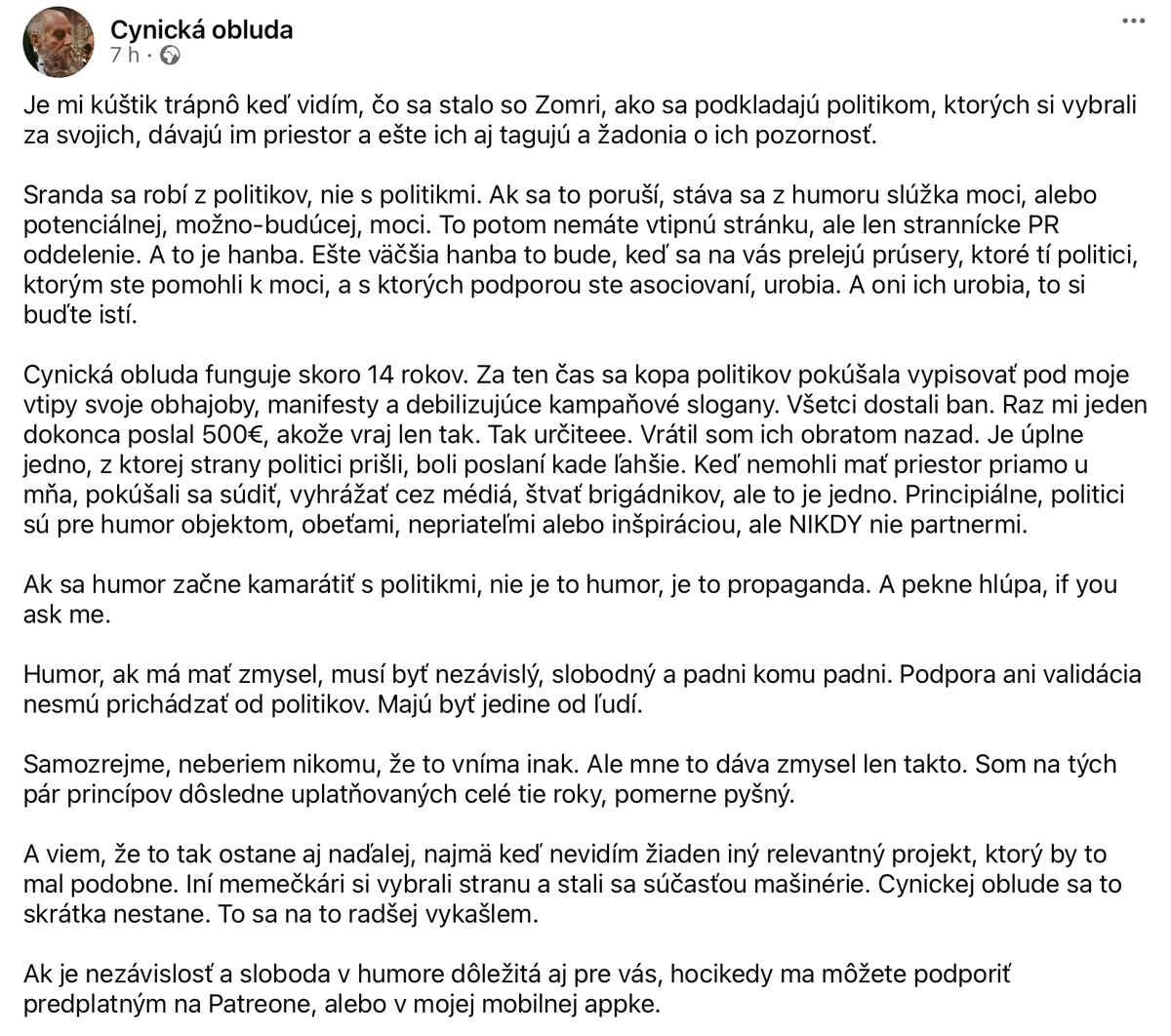 Cynická obluda tweet media