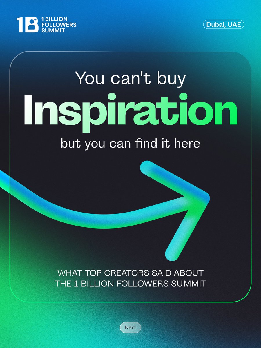 1 Billion Followers Summit tweet media