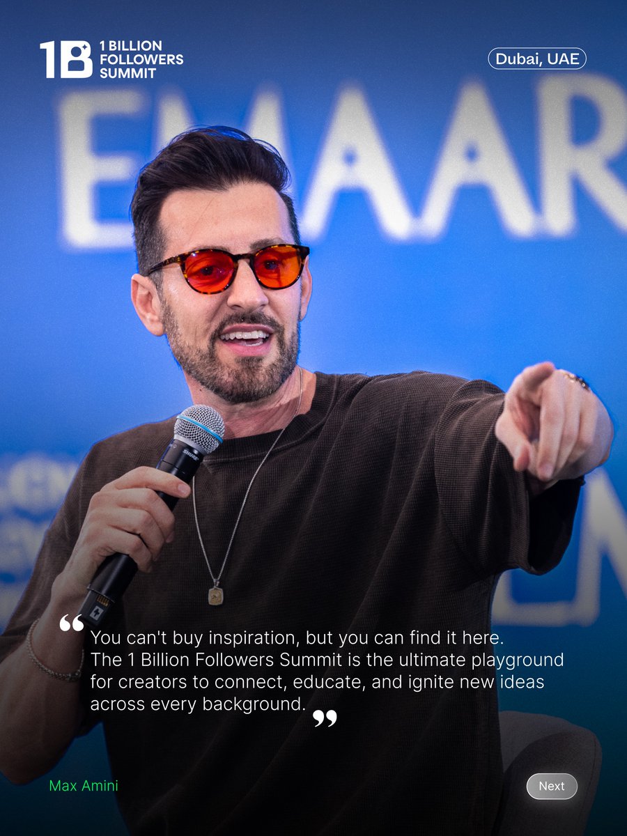 1 Billion Followers Summit tweet media
