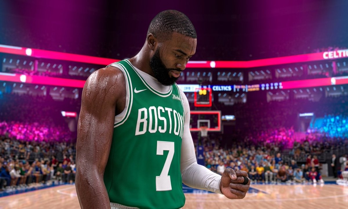 Deibys2K's tweet image. DLSS5 😂😂😂 #PC #MODS #NBA2K26 #IA
