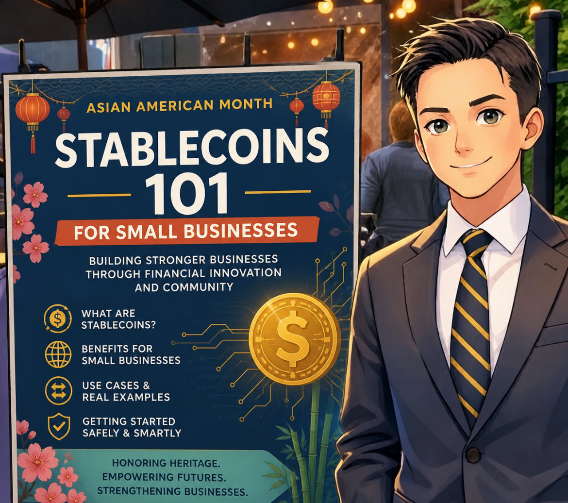 vctran33's tweet image. Kicking off #AAPIHM with visits to Asian American small businesses and educating small business owners on #FinTech #stablecoins and how #innovative products can build stronger communities. #USTech #AsianAmericanMonth #America250 #ClarityNOW