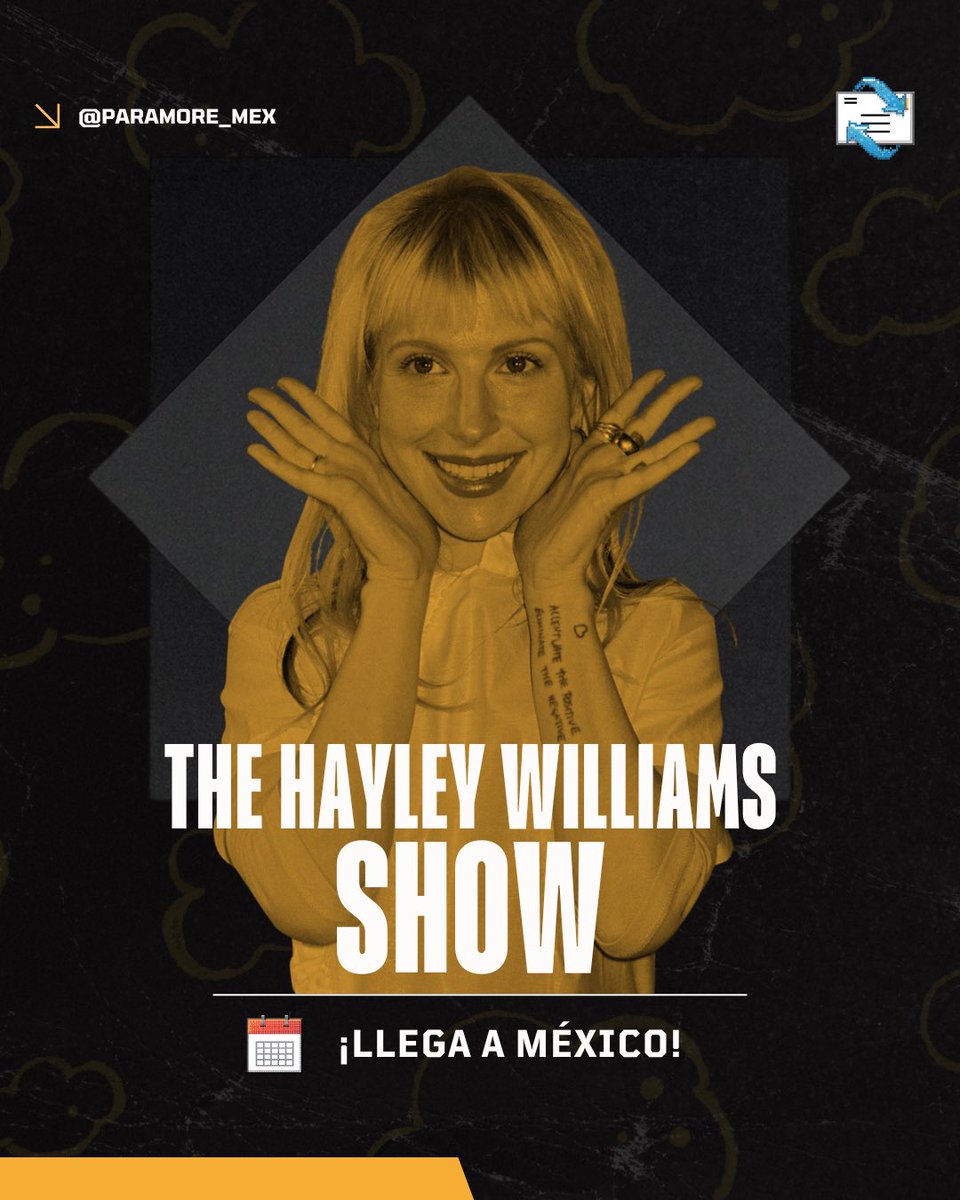 Paramore_Mex's tweet photo. “The Hayley Williams Show” llegará a la Ciudad de México 🇲🇽. Así lo confirmó Hayley Williams a través de su sitio web hace unos momentos.

“Nos vemos pronto” 

Argentina, Perú, Chile, Brasil y Colombia son los países de LATAM incluidos. https://t.co/qhrhzKGjoD