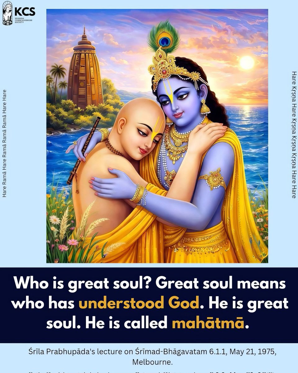 Krishna Consciousness Society tweet media