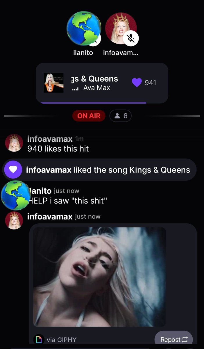 Info Ava Max tweet media