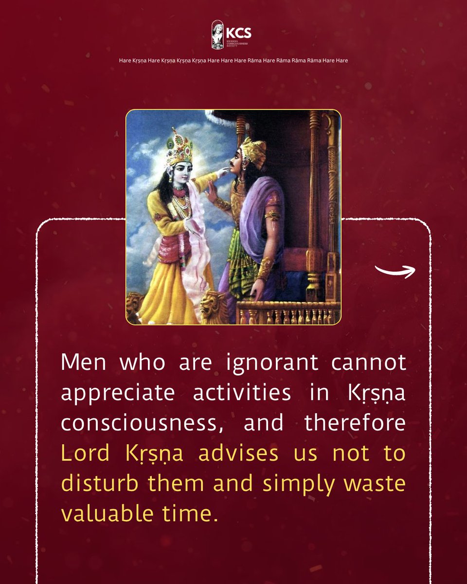 Krishna Consciousness Society tweet media