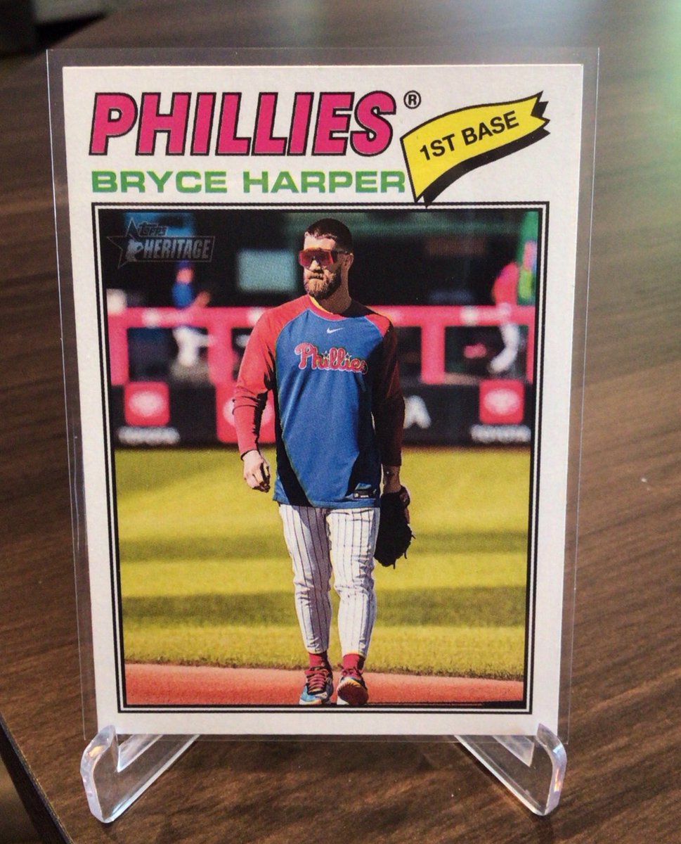 PromotionsDa's tweet photo. 2026 Topps Heritage - Image Variation Bryce Harper SP Philadelphia Phillies #72 https://t.co/uaV4tZdPCR #eBay #MLB #Topps #ShortPrint #TheHobby #BaseballCards https://t.co/VmWC7j1mag