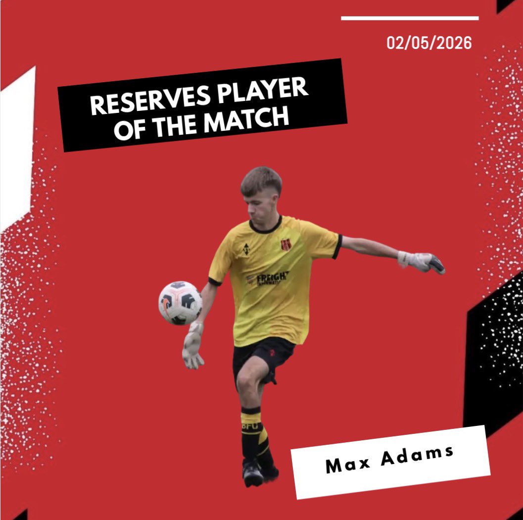 BerrowFC's tweet photo. RESULTS 🔴⚫️

The Reserves earned a huge win this afternoon against Nailsea and Backwell Reserves! C.Smith got himself a goal and R.Brown scored a brace 🔥 

MOTM - M.Adams 🤩

Motm went to keeper Max who didn’t just save 1 pen, he saved 2! https://t.co/w188gliFgt