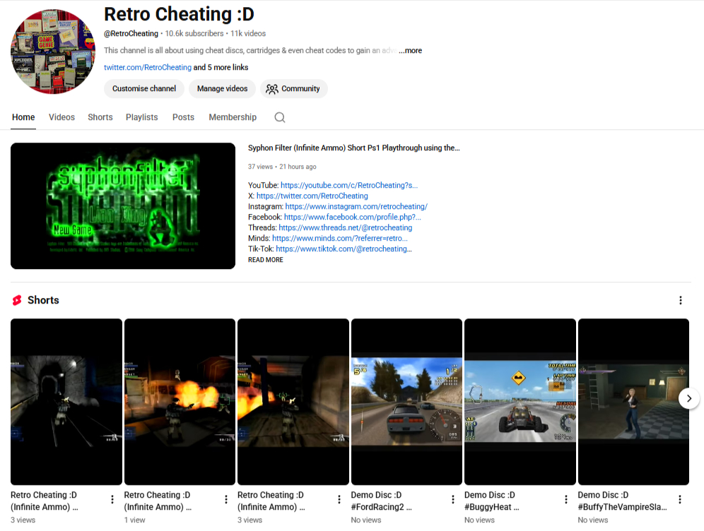 RetroCheating's tweet image. Help my Retro Cheating Gaming Channel get to 15k Subs today :D Any help is beyond appreciated :D #YouTube #YouTubeChannel #YouTubeGaming #YouTubePartner #YouTubeCreators #Gaming #VideoGames #Gamer #Retro

Feel Free to Sub to @RetroCheating on YouTube :D

youtube.com/c/RetroCheatin…