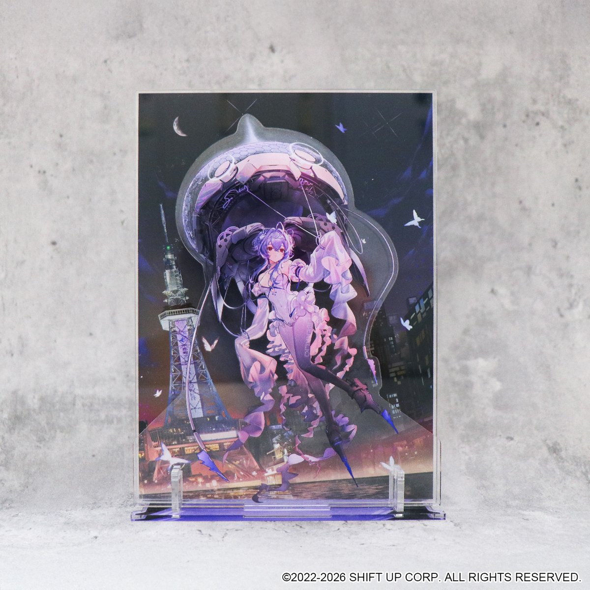 NIKKE エリア防衛戦 3rd 名古屋 ミニジオラマアクリル コンプ NIKKE エリア防衛戦 3rd 名古屋会場 リバーレリオ 2点セット アクリル