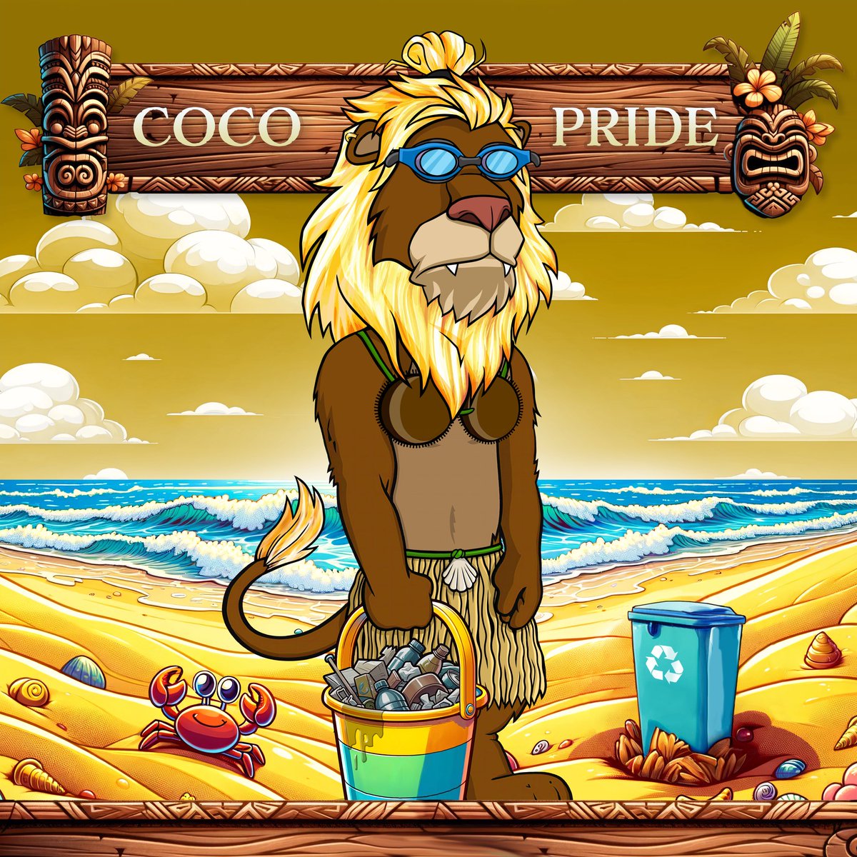 Coco Pride 🥥 - Lazy Lions Trait Group tweet media