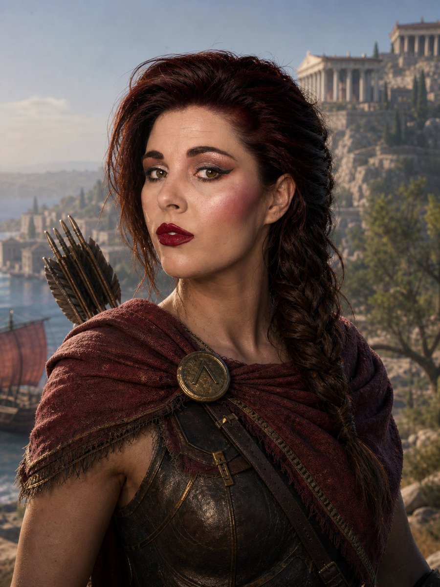 xLisaMaria's tweet image. I asked chat GPT to make me an Assassins Creed character. Well, that would be a dream tbh if they’d use my features! #assassinscreed #ac #ubisoft