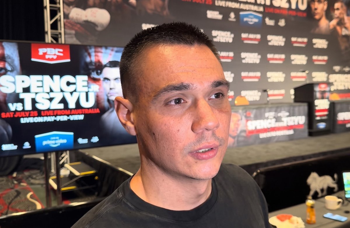 boxingnews24's tweet image. Tim Tszyu doubts Errol Spence after three-year break dlvr.it/TSLC2k #Boxing #BoxingNews