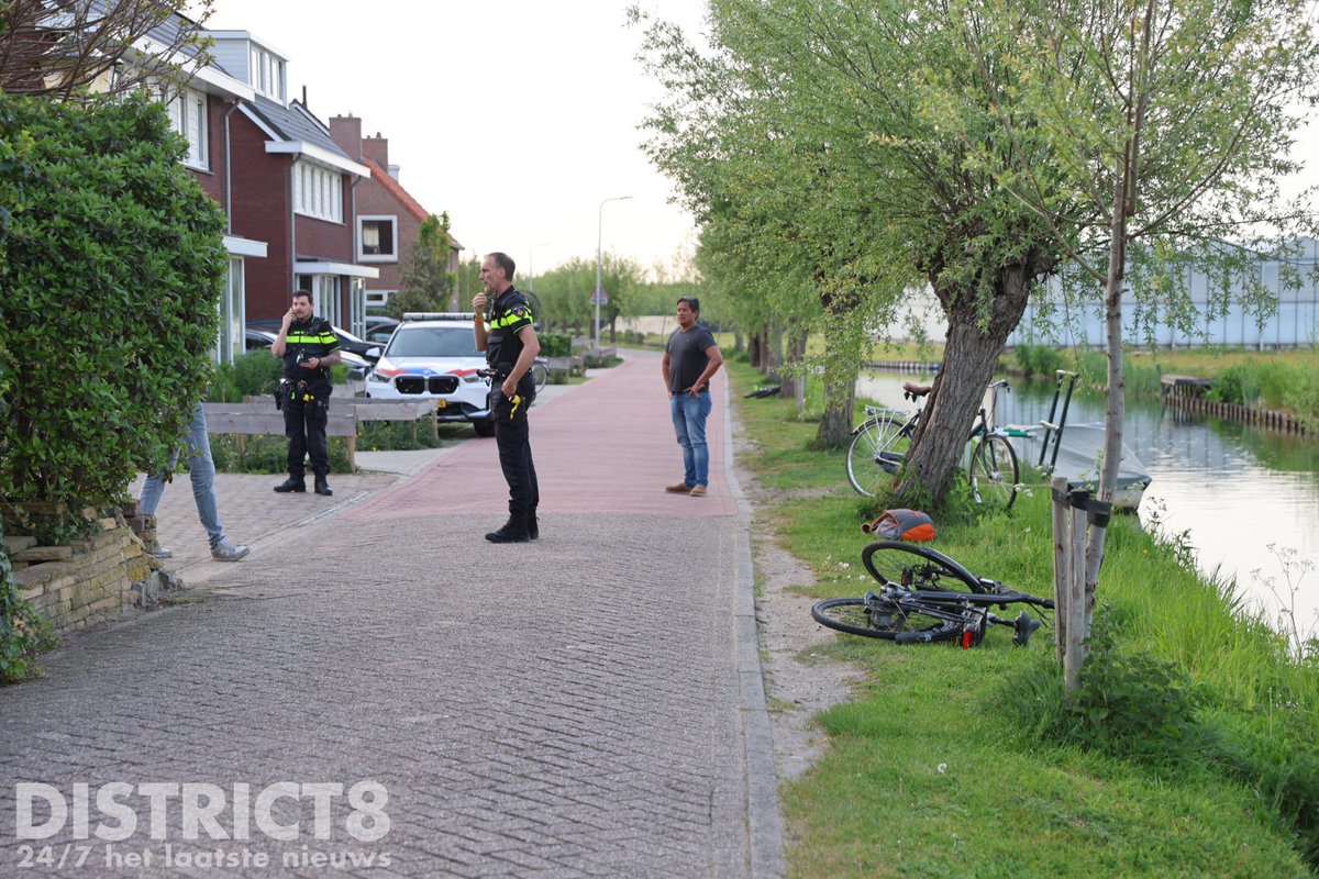 Eenzijdig ongeval bij Poelkade in 's-Gravenzande