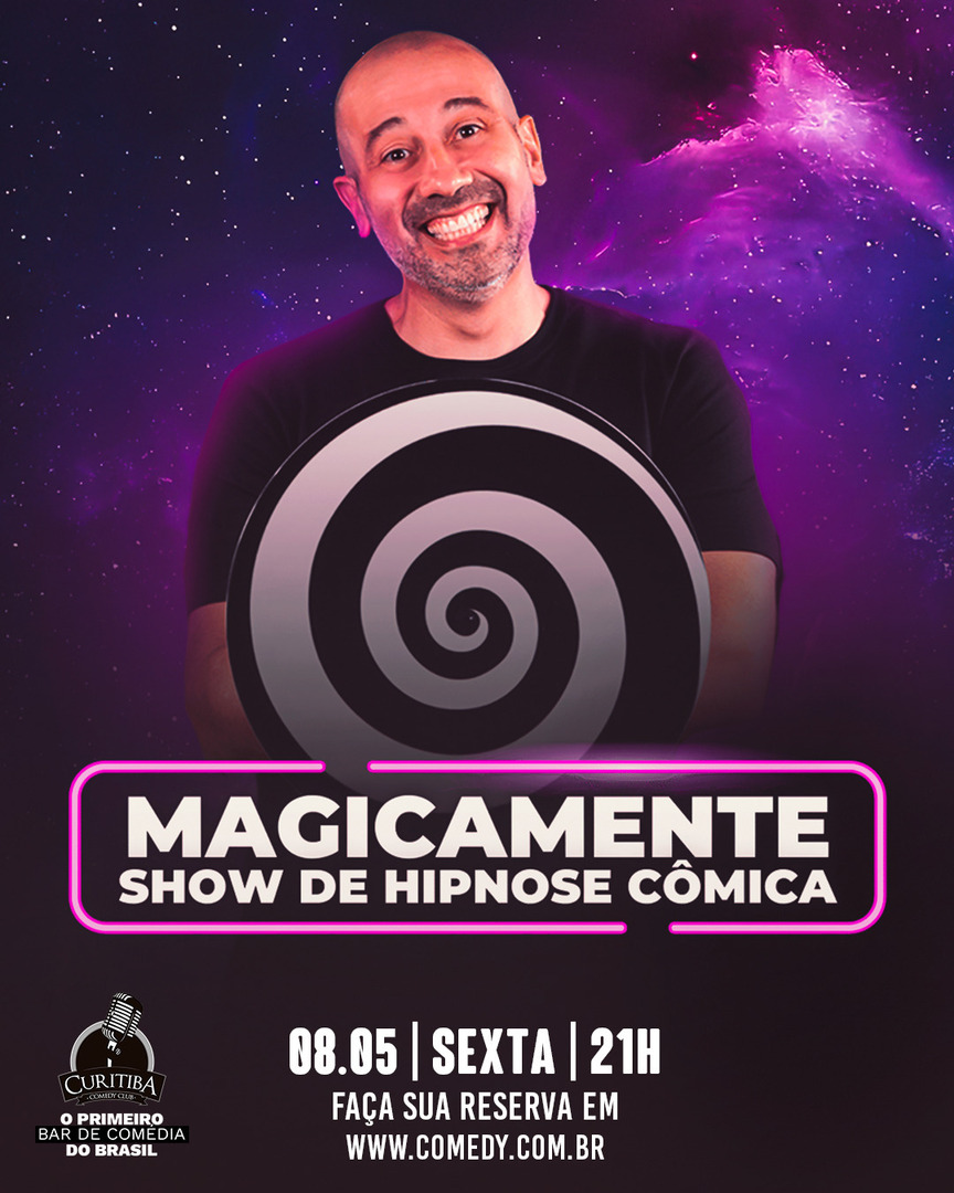 Prepare-se para uma noite mágica!

No dia 08 de Maio, Sexta, às 21 horas, o Curitiba Comedy Club será palco do show 'Magicamente'.

Venha se encantar e se divertir com a magia e o humor que preparamos para você! 🎩✨

Local: Curitiba Comedy Club
Endereço… instagr.am/p/DX2JFTNARPK/
