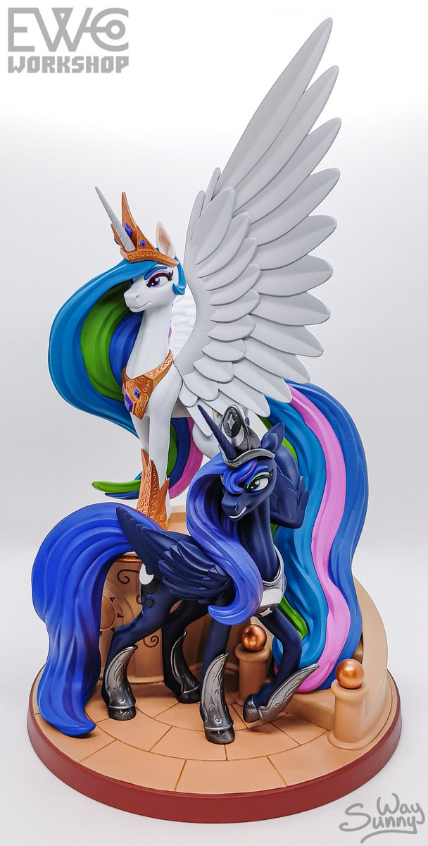EWCworkshop's tweet photo. Aegis - Photo

I really love this daring and emotionally unrestrained Luna.She feels so real!
And Celestia?Oh,she definitely shows her power and complete control over everything!
Love it!

28x19x18 cm
11x7.5x7 inches
#MLP #mlpfim #alicorn #figurine #PrincessCelestia #PrincessLuna https://t.co/QMpQTnaoGG