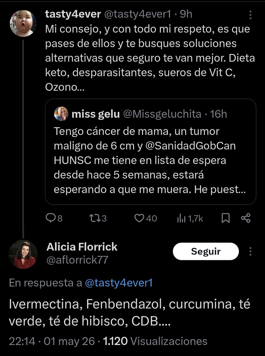 Negacionistas Out of Context tweet media