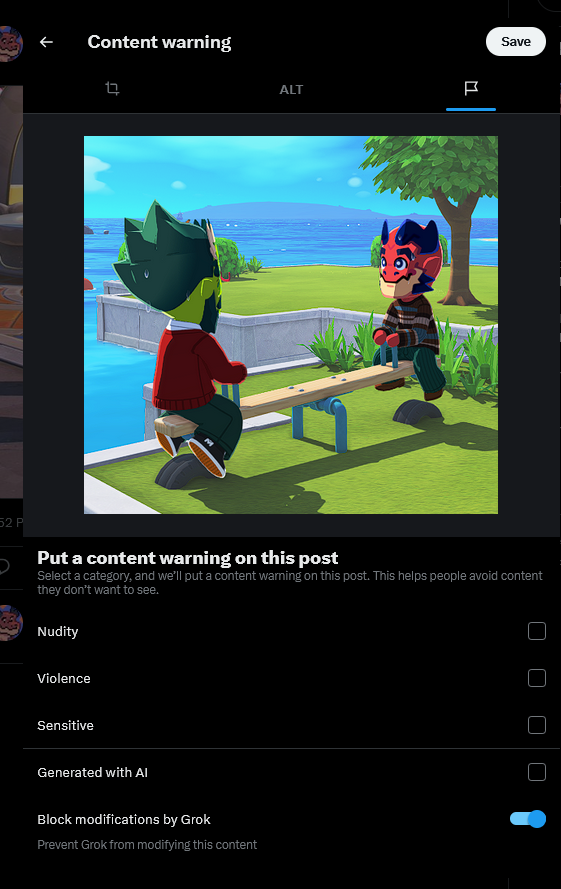 SetMax01's tweet photo. Seems like Twitter is still... not good against ai, even on a different account, and the label basically does nothing??? https://t.co/zsO9fOSGBR