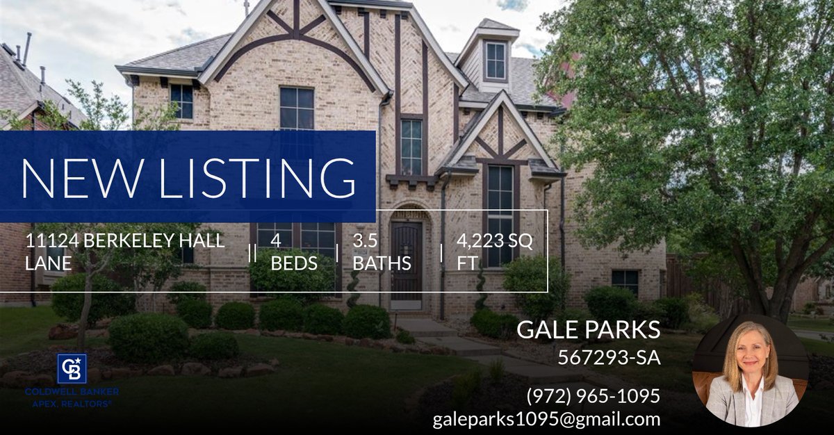 CGaleParks's tweet photo. 📍 New Listing 📍 Take a look at this fantastic new property that just hit the market located at 11124 Berkeley Hall Lane in Frisco. Reach out here or at (972) 965-1095 for more information!

Listed by Stephanie Ferguson https://t.co/HQFlhEdMfE https://t.co/dBEIiWMZ0O