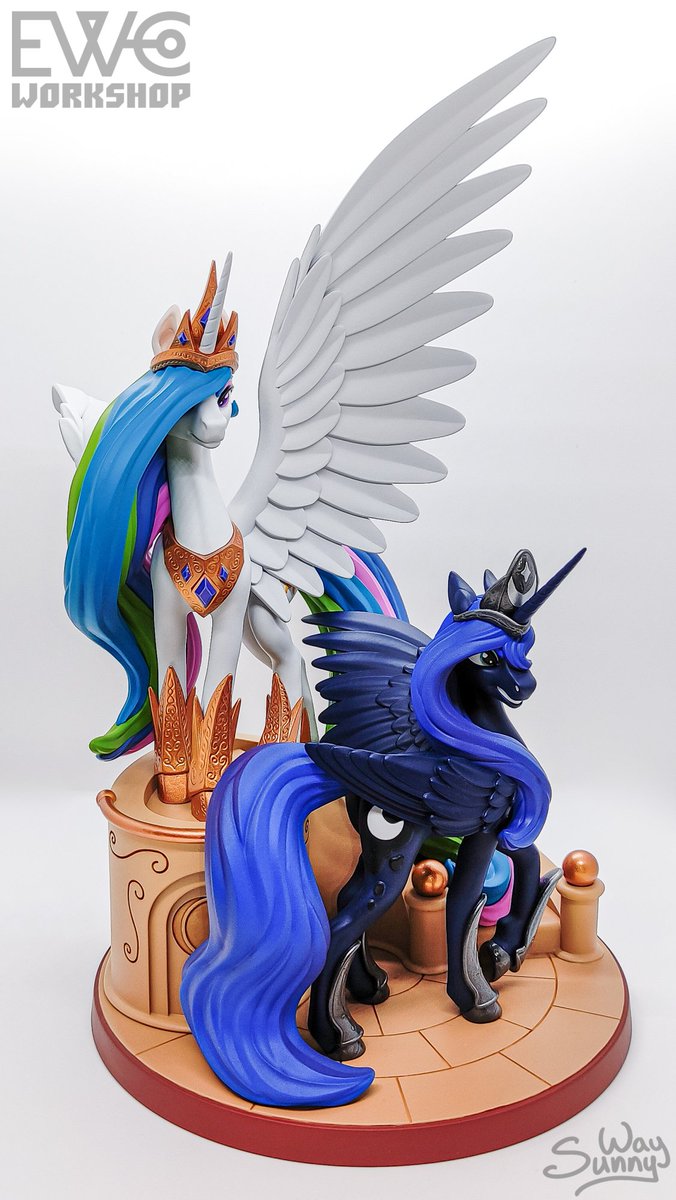 EWCworkshop's tweet photo. Aegis - Photo

I really love this daring and emotionally unrestrained Luna.She feels so real!
And Celestia?Oh,she definitely shows her power and complete control over everything!
Love it!

28x19x18 cm
11x7.5x7 inches
#MLP #mlpfim #alicorn #figurine #PrincessCelestia #PrincessLuna https://t.co/QMpQTnaoGG