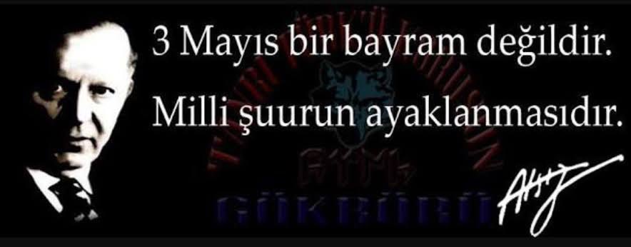 HamzaKARAN123's tweet photo. “3 Mayıs Türk Milliyetçilerinin, Türk Milletinin varlık davası için çektikleri ızdırabın, elemin gözyaşının ifadesidir.”
"3 Mayıs bir bayram değildir. Milli şuurun ayaklanmasıdır."
#3Mayıs 🇹🇷
#HüseyinNihâlAtsız 🇹🇷
#AlparslanTÜRKEŞ 🇹🇷
#3MayısTürkçülerGünü 🇹🇷
#3mayıs1944 🇹🇷 https://t.co/VFYiVy5rgE