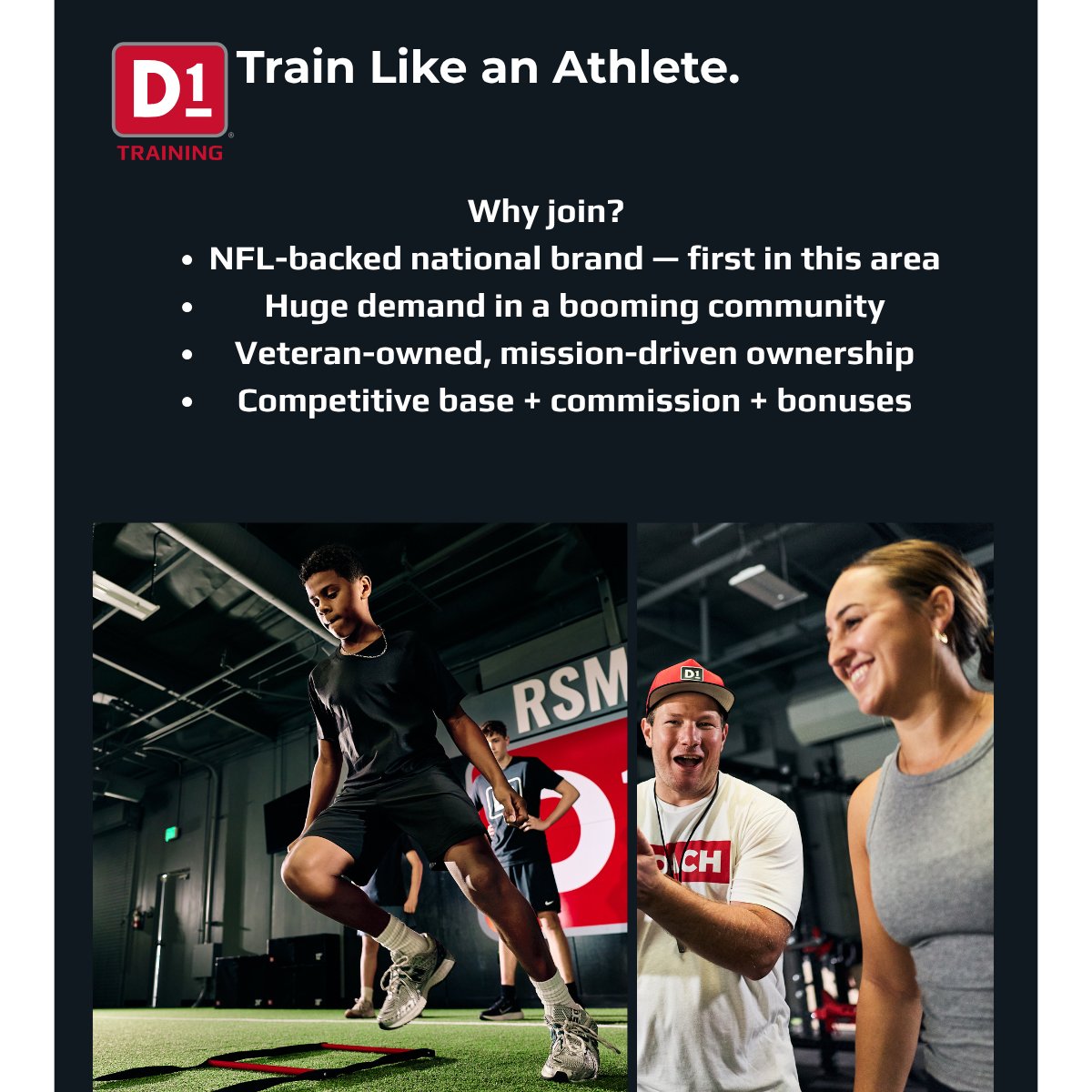 D1Wilmington_N's tweet image. We're hiring at D1 Wilmington! If you're passionate about athletic training and want to make a difference in the community, check out our job openings! 
d1-wilmington.com/careers
#D1Training #WilmingtonNC #JoinOurTeam #AthleticTraining #CareerOpportunities