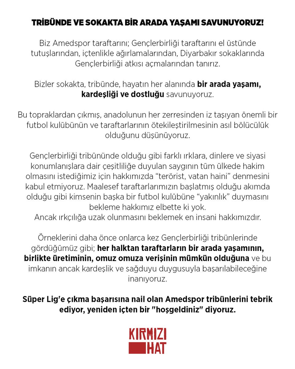 Kırmızı Hat Gençlerbirliği tweet media