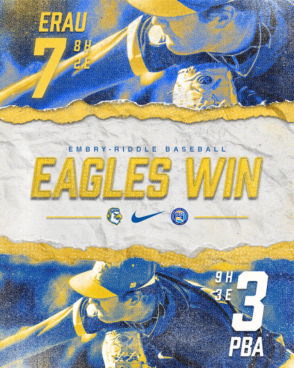 Eagles complete the sweep of PBA with a 7-3 win in the final game of the series!! 

#GoERAU // #Win // #Sweep