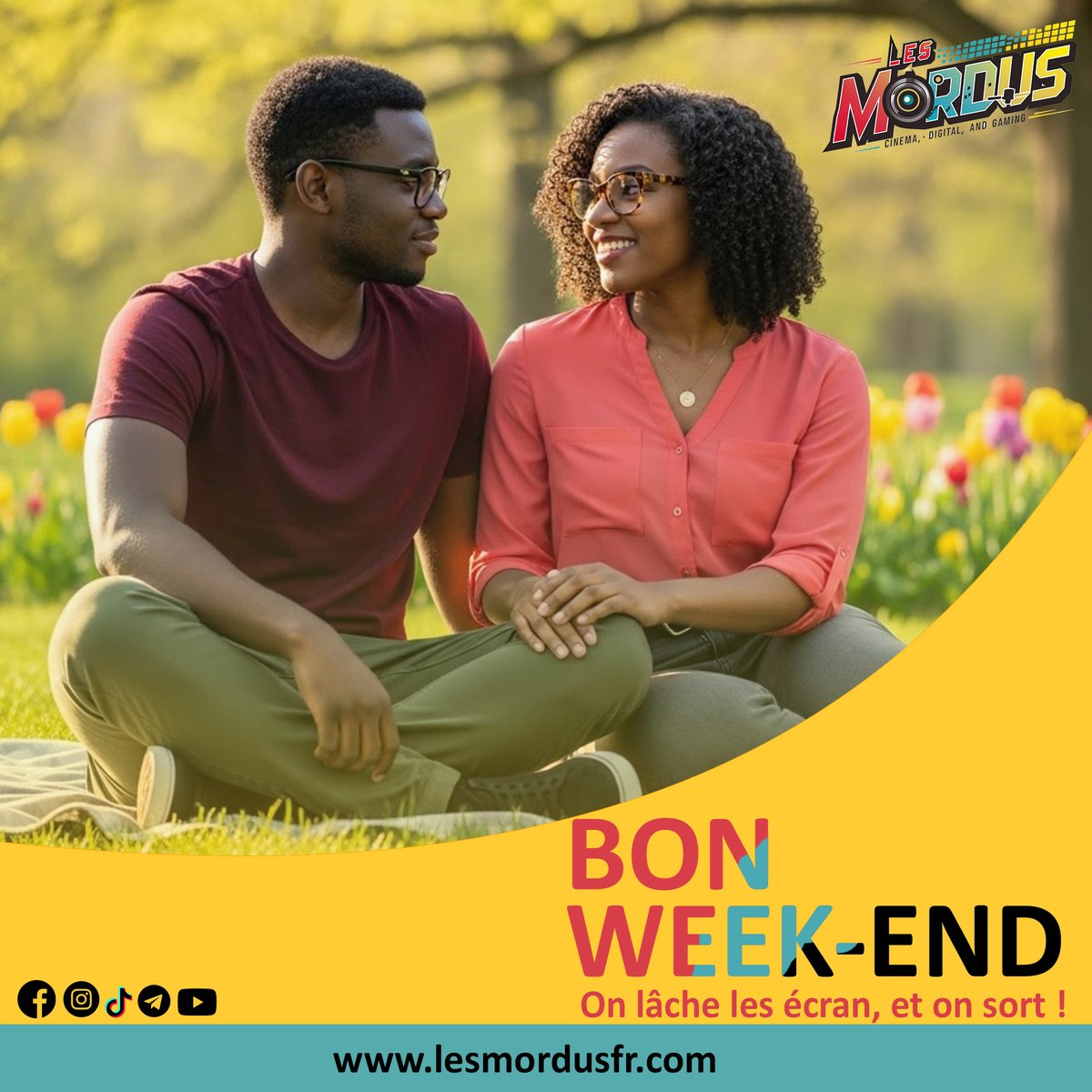 BlogLesMordusFr's tweet photo. Ce week-end, on éteint les écrans… et on allume les vraies connexions
Pas de manette, pas de film, pas de notif : juste toi, ton/ta partenaire, tes potes ou ta famille, et un bon moment au soleil Parce que parfois, le meilleur épisode… c’est celui qu’on vit en vrai ! https://t.co/Gwv2x4h4yG