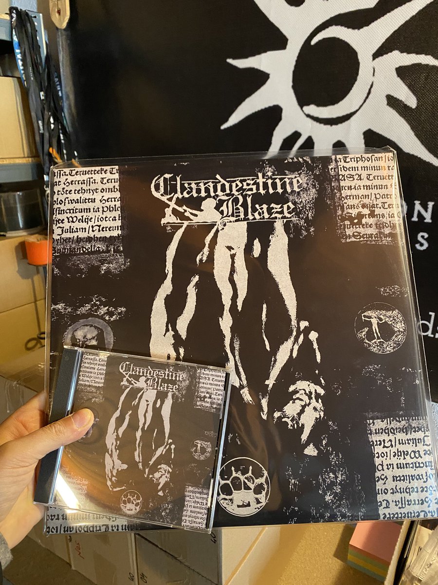 sunmoonrecords's tweet image. New Warloghe album and older ones, the fantastic new Clandestine Blaze album and other interesting CDs 💿 &amp;amp; vinyl from Northern Heritage in stock now! @sunmoonrecords 
#sunandmoonrecords
#blackmetal
#warloghe #ClandestineBlaze #StabatMater #satanicwarmaster
#buymorerecords