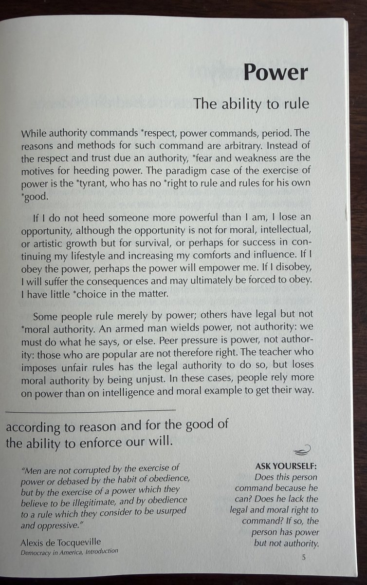 certaresnovis's tweet image. Power v. Authority 
It’s good to know the difference. 
Especially these days. 
It’s never too late to unwind our Rockefeller education. 

#power #authority #philosophy #wisdom