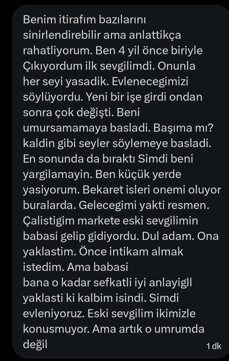 Bir itiraf tweet media
