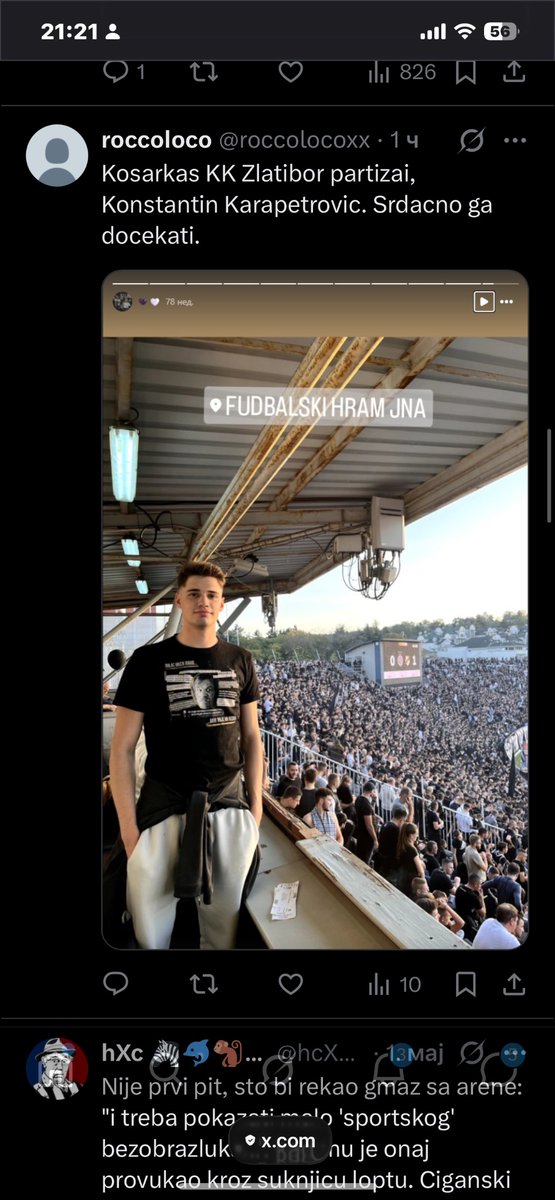 sekac_ong's tweet image. Konstantin Karapetrovic tata mu je bio igrac grobarske stoke, pa i ne cudi sinoc sve ono da parketa, tribina i svlacionice.Svakako jedno je samo sigurno, bez milosti za grobarska govna bilo gde i bilo kada treba im jebati majku i sve tovarsko.👇🏻