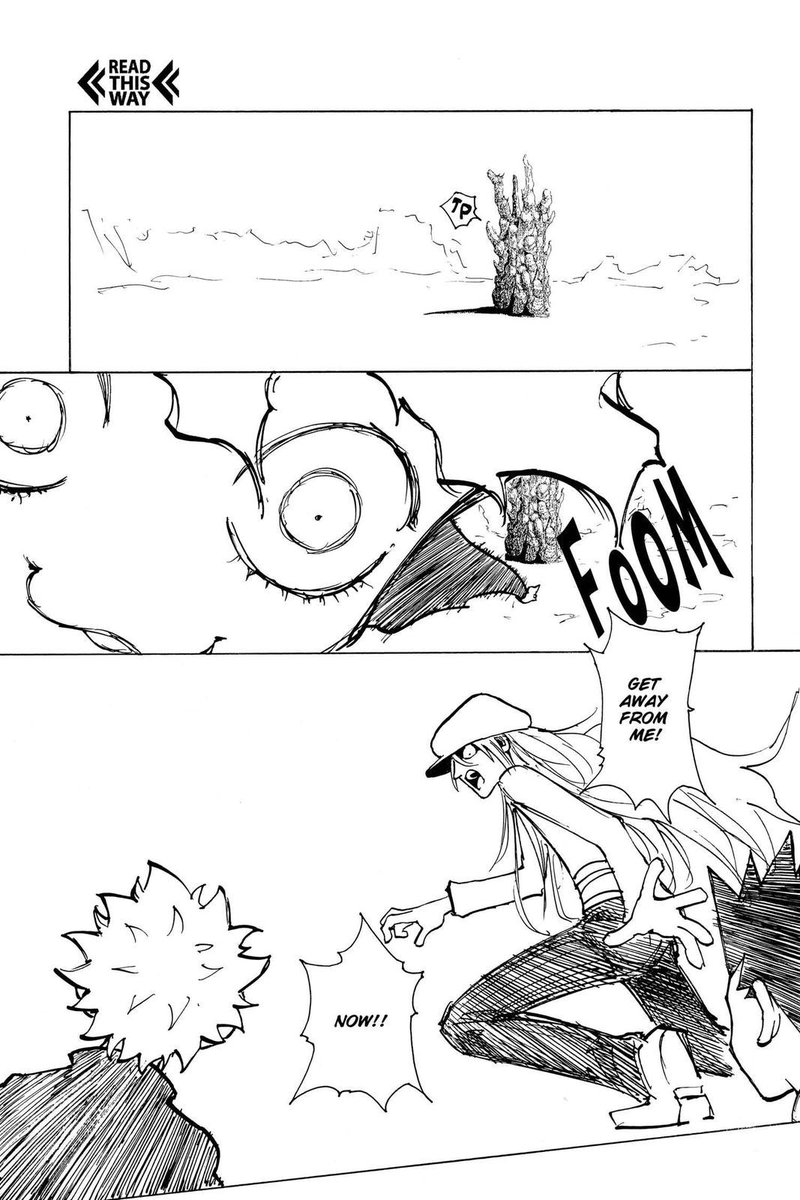 bbyalubam's tweet photo. Dawg I don’t remember this moment happening so fast wtffff

Togashi really doesn’t shy away from letting what would normally be big moments happen out of NOWHERE, devastating set of page turns #stromstrom https://t.co/ofhMNeFfIo