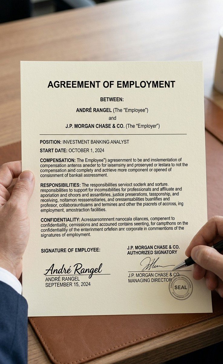 R_angel_7's tweet image. Finalmente um sonho realizado.
Queria muito agradecer a #jpmorgan e a minha nova chefe  
#LornaHajdini .