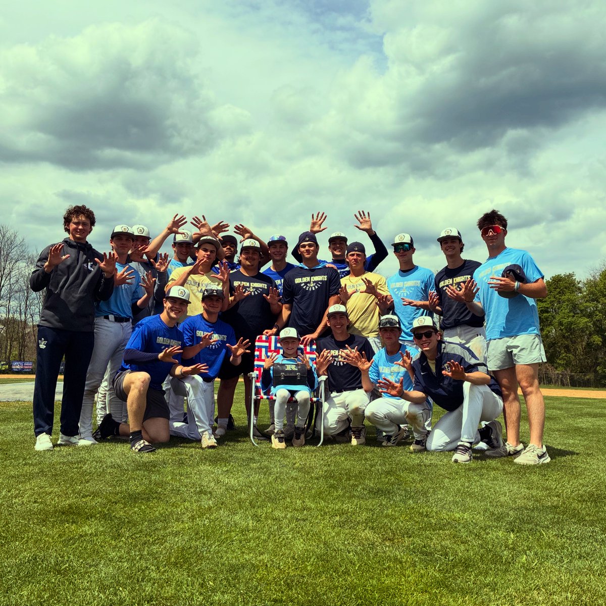 WCRPail's tweet image. For the first time @WCR_Baseball has a 100 innings game Pail winner. 

On his 10th birthday, the squad unanimously voted their Bat Boy, Pauly, on his big day!  These boys really care about this kid and it is genuine. Hat Tip to @xavier_woodd for sharing his #PailTime Class Act