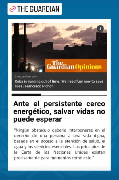 ONU en Cuba tweet media