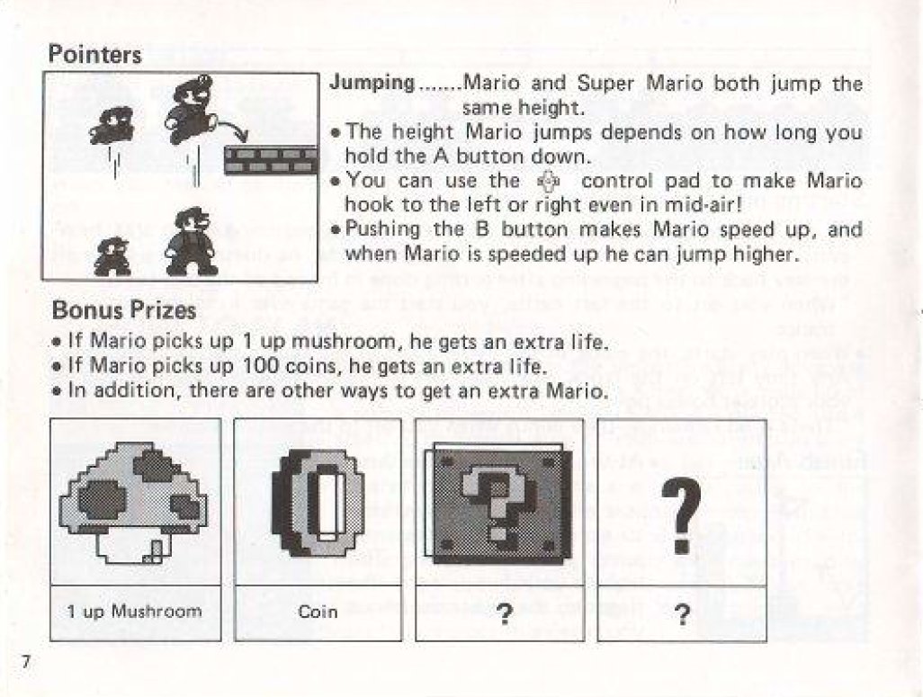 lanterns0o's tweet image. Art is from #SuperMarioBros #Nes #Booklet

I never knew the powerups had names like Magic Mushrooms or Starman, I just called them the Big Mushroom &amp;amp; the Star. I like the art in that fax machine way.

#Mario #retrogaming #manual #art #Classic #gameart