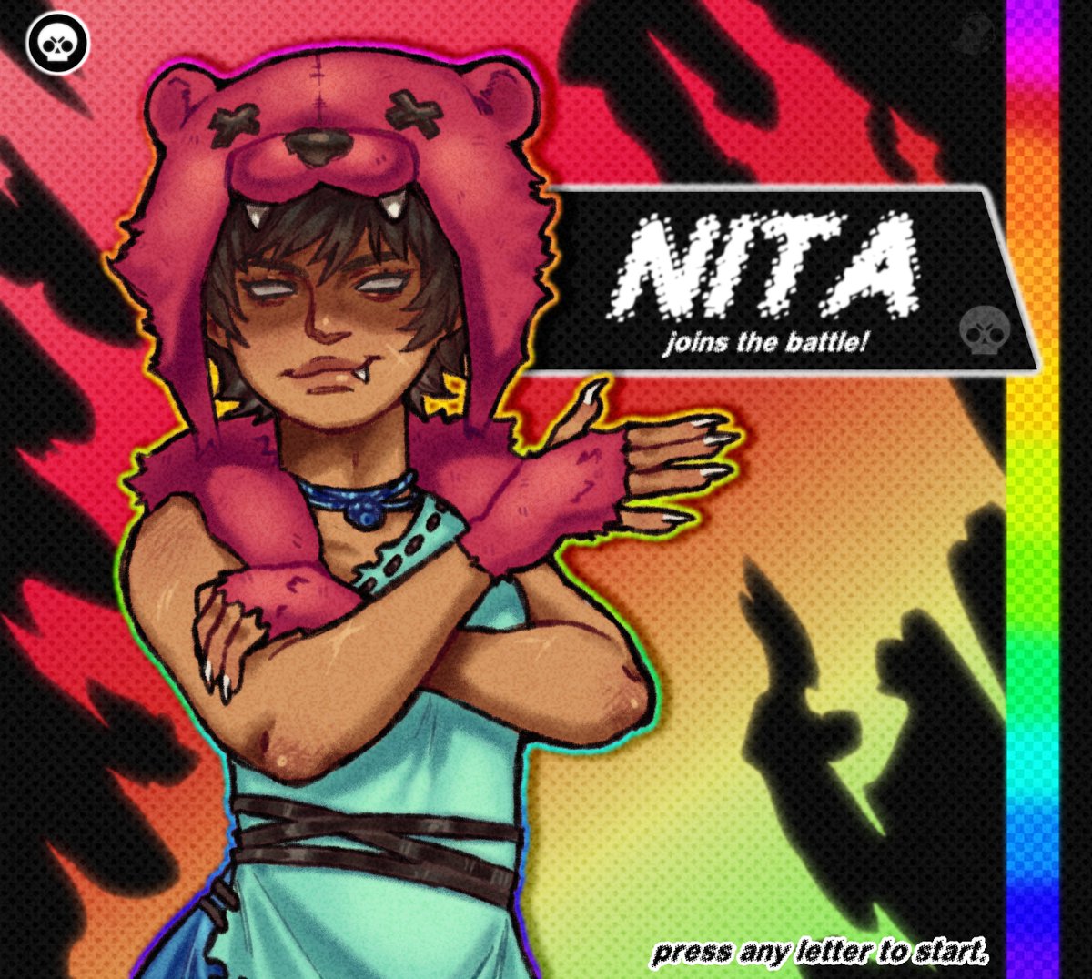 Nita but in my style 🐻 

#brawlstars #brawlstarsfanart #brawlstarsart