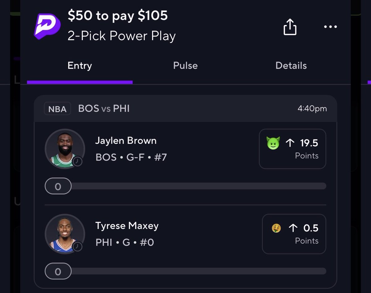 PotdPrizepicks's tweet photo. Let’s make a Deal🤝

If my Pair doesn’t CASH I will try to REIMBURSE the most people I can that LIKES this post💚 https://t.co/qBtjqjkI9n