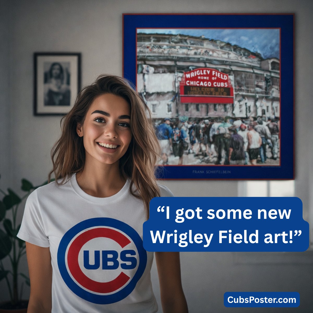 CubsPoster's tweet image. The feeling of Wrigley Field on game day—sun on your skin, laughs with the crew, epic food &amp;amp; that historic magic.

Captured forever in our unique hand manipulated photograph posters.

Cubs fans, this is for you!

cubsposter.com

#giftsforhim #giftsforher #freeshipping